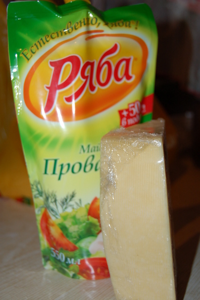 Сыр и майонез Сыр и майонез