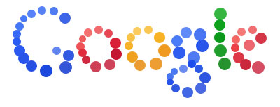 Логотип Google в состоянии равновесия.
